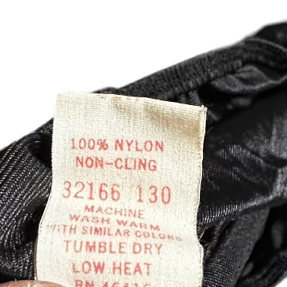 Vintage Sears‎ Black Long Slip - Picture 5 of 5